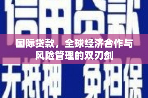 弋江国际贷款，全球经济合作与风险管理的双刃剑