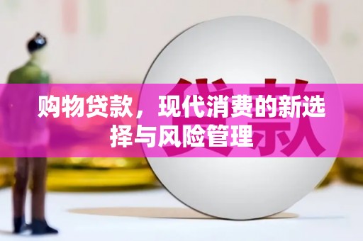 弋江购物贷款，现代消费的新选择与风险管理