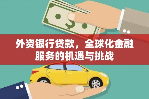 弋江外资银行贷款，全球化金融服务的机遇与挑战