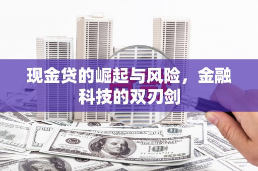 弋江现金贷的崛起与风险，金融科技的双刃剑