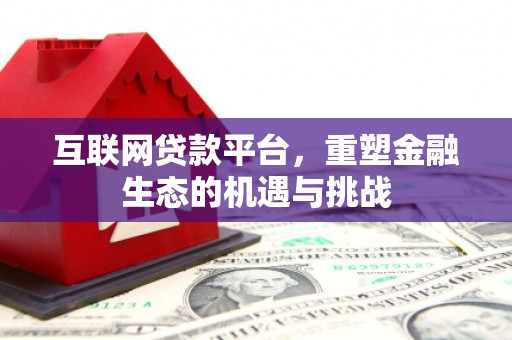 弋江互联网贷款平台，重塑金融生态的机遇与挑战