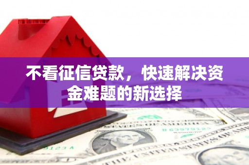 弋江不看征信贷款，快速解决资金难题的新选择