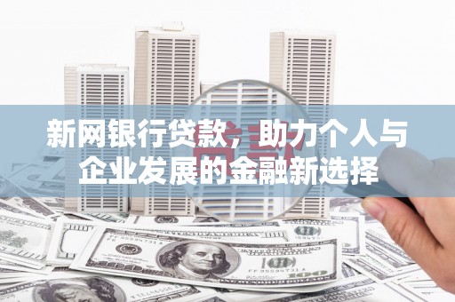 弋江新网银行贷款，助力个人与企业发展的金融新选择