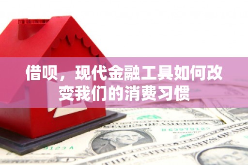 弋江借呗，现代金融工具如何改变我们的消费习惯