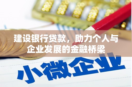 弋江建设银行贷款，助力个人与企业发展的金融桥梁