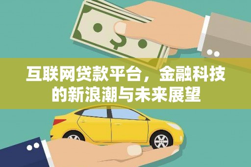 弋江互联网贷款平台，金融科技的新浪潮与未来展望