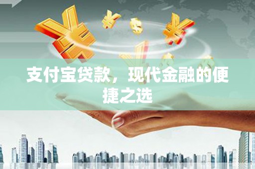 弋江支付宝贷款，现代金融的便捷之选