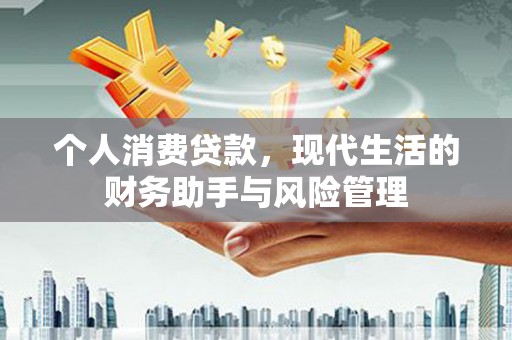 弋江个人消费贷款，现代生活的财务助手与风险管理