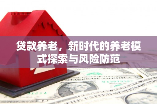 弋江贷款养老，新时代的养老模式探索与风险防范